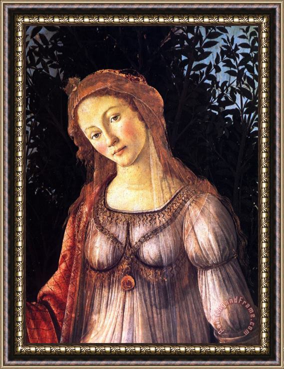 Sandro Botticelli Allegory of Spring [detail] Framed Print